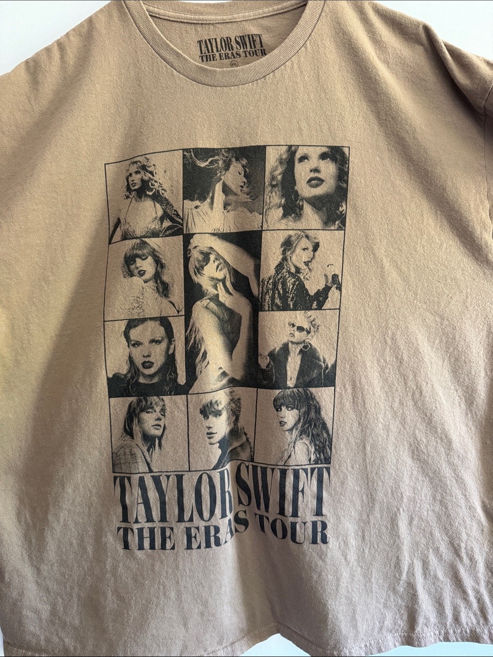 Taylor Swift Taupe Graphic Eras Tour Tee
